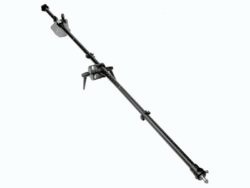 Manfrotto boom 025B con tripode con ruedas y contrapeso