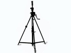 Tripode de luz Manfrotto 360cm Wind-up (Cremallera) 3 Secciones Bogen 087NWB - 2 Riser, Max Load 33 kg