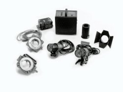 Broncolor Mobil Travel Kit (2 cabezas, barndoor, grid, anillos, pila adicional)