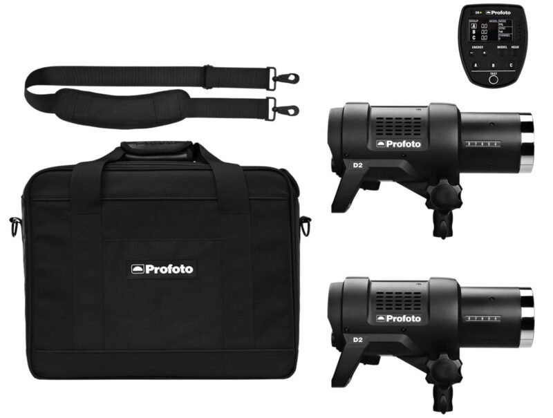 Paquete Flash Profoto: D2 Air 1000/1000 Location Kit con Air Remote o AirTTL