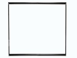 Photofex frame 39x39" (98x98cm) con tela zebra/blanca