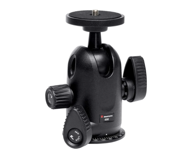 Manfrotto Midi Ball Head w/ RC 498RC2  quick coupling