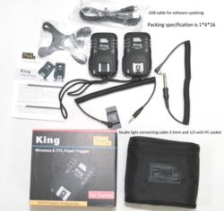 Pixel King wireless flash trigger for Canon